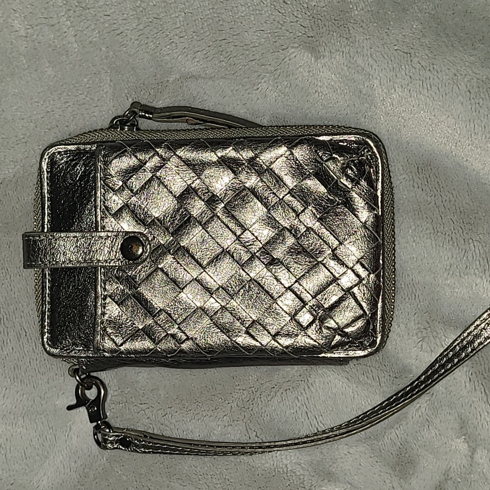 Silver Metallic Wallet